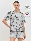 Женская пижама с шортами / Медузы