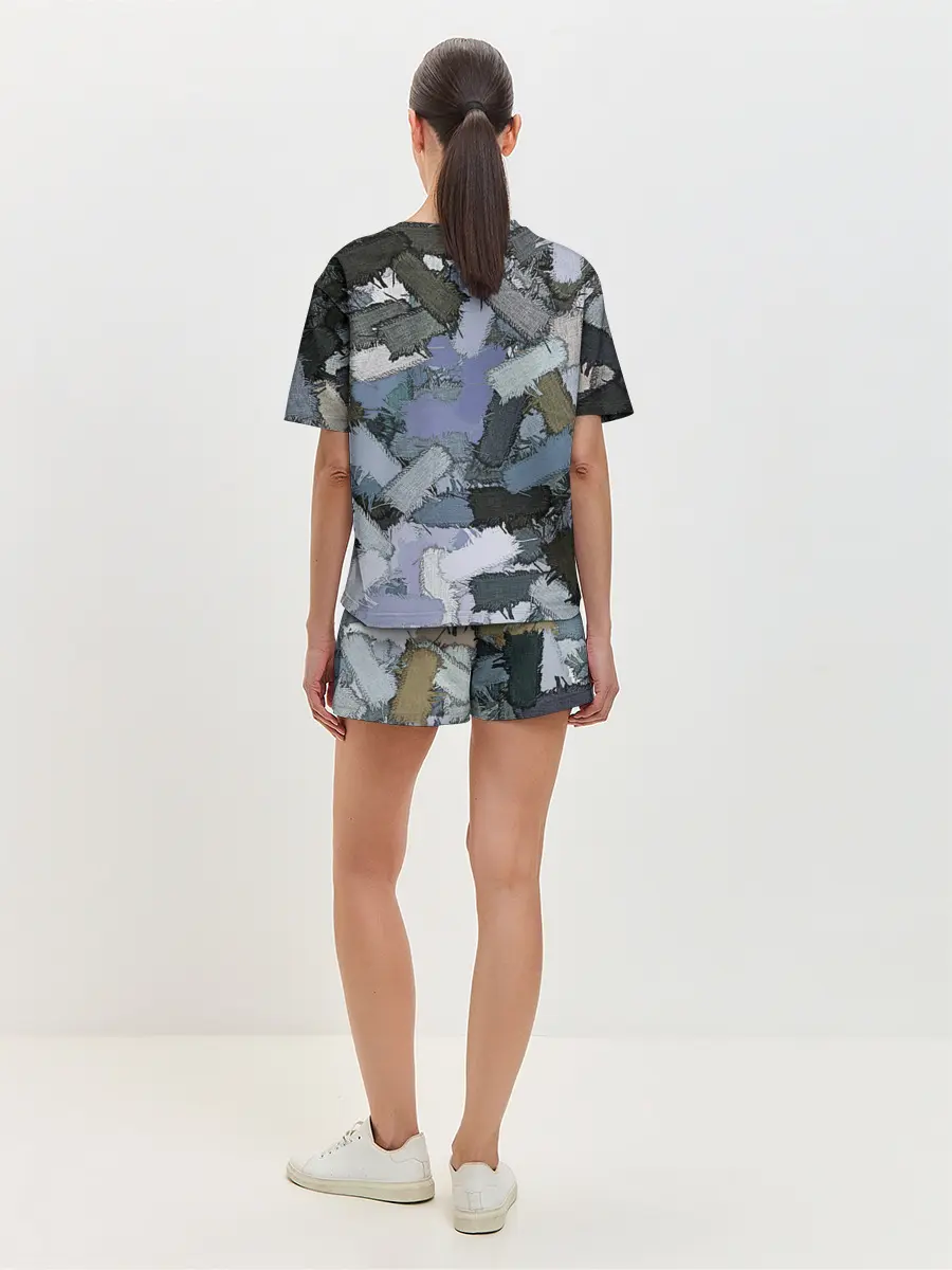 Женская пижама с шортами / Patchwork