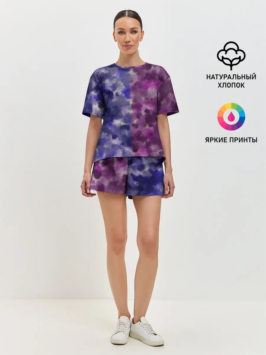 Женская пижама с шортами / Sides Camouflage