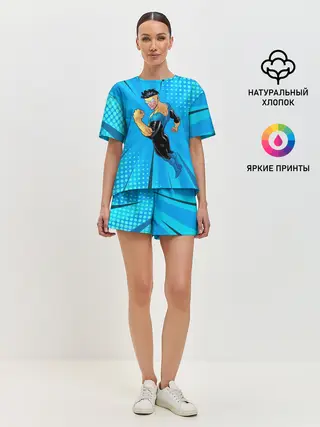 Женская пижама с шортами / Неуязвимый Марк Грэйсон