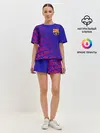 Женская пижама с шортами / FC BARCELONA / ФК БАРСЕЛОНА