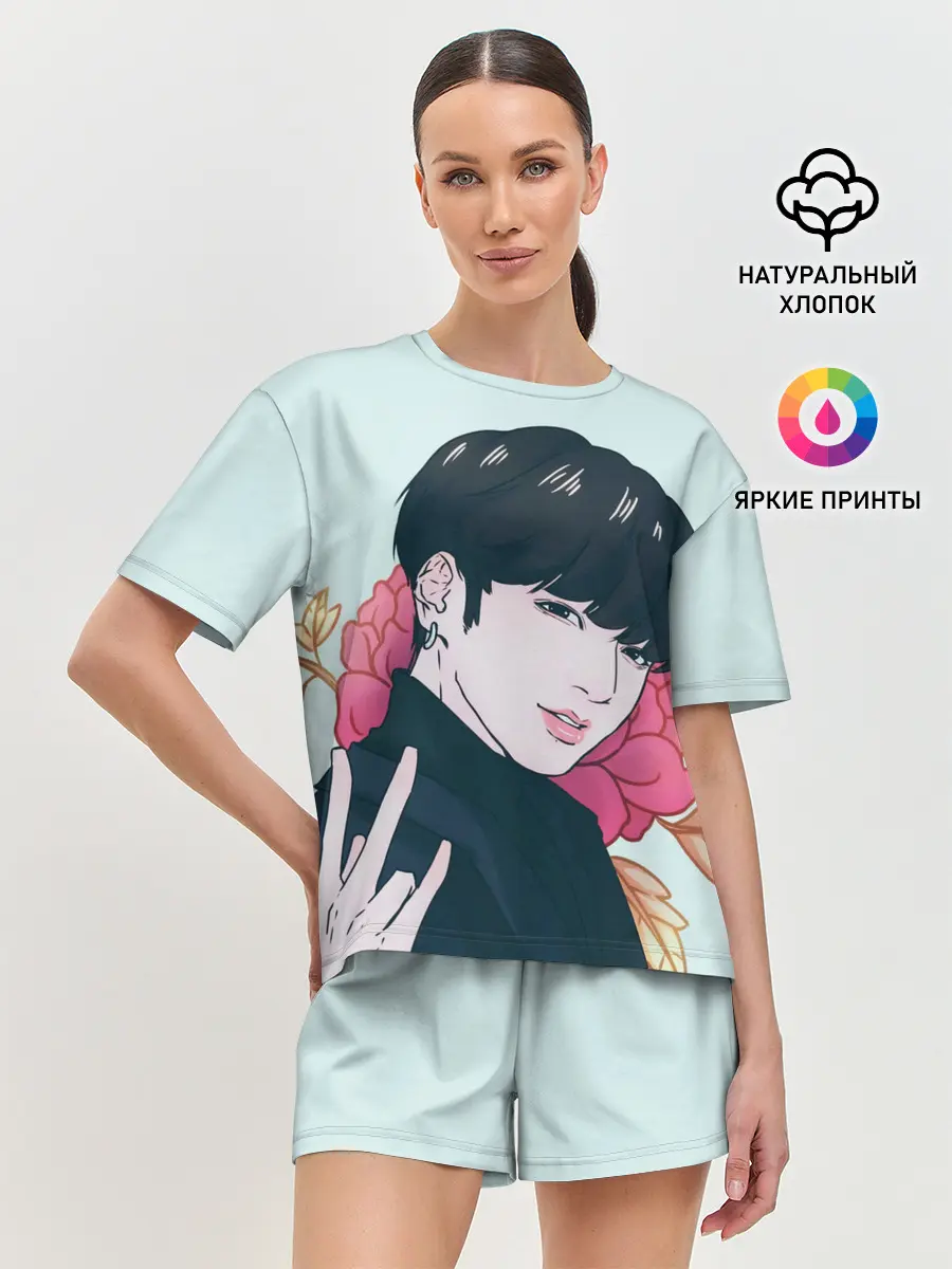 Женская пижама с шортами / Мин Юнги