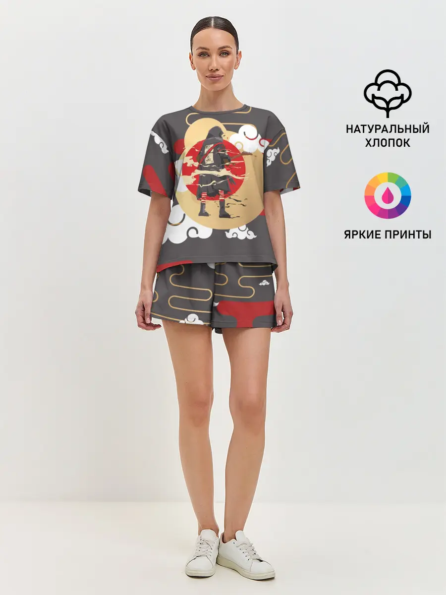 Женская пижама с шортами / Ниндзя. Япония