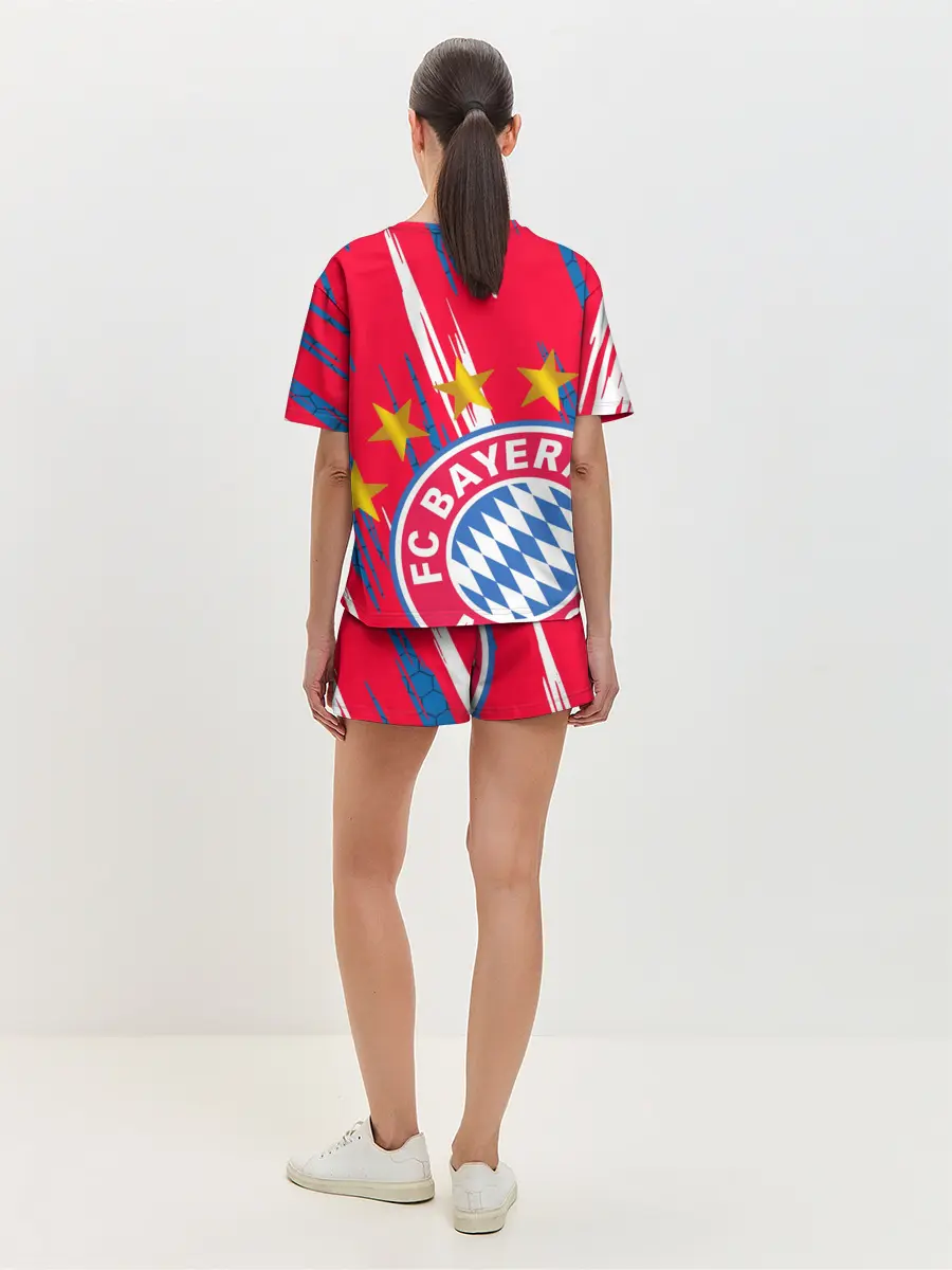 Женская пижама с шортами / ФК БАВАРИЯ / BAYERN / МЮНХЕН