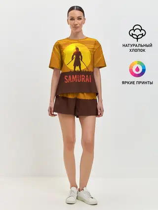 Женская пижама с шортами / САМУРАЙ