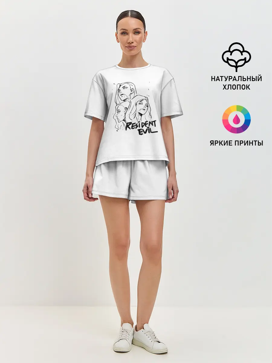 Женская пижама с шортами / Сестры Димитреску