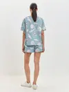 Женская пижама с шортами / Морские обитатели
