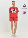 Женская пижама с шортами / Suga Red