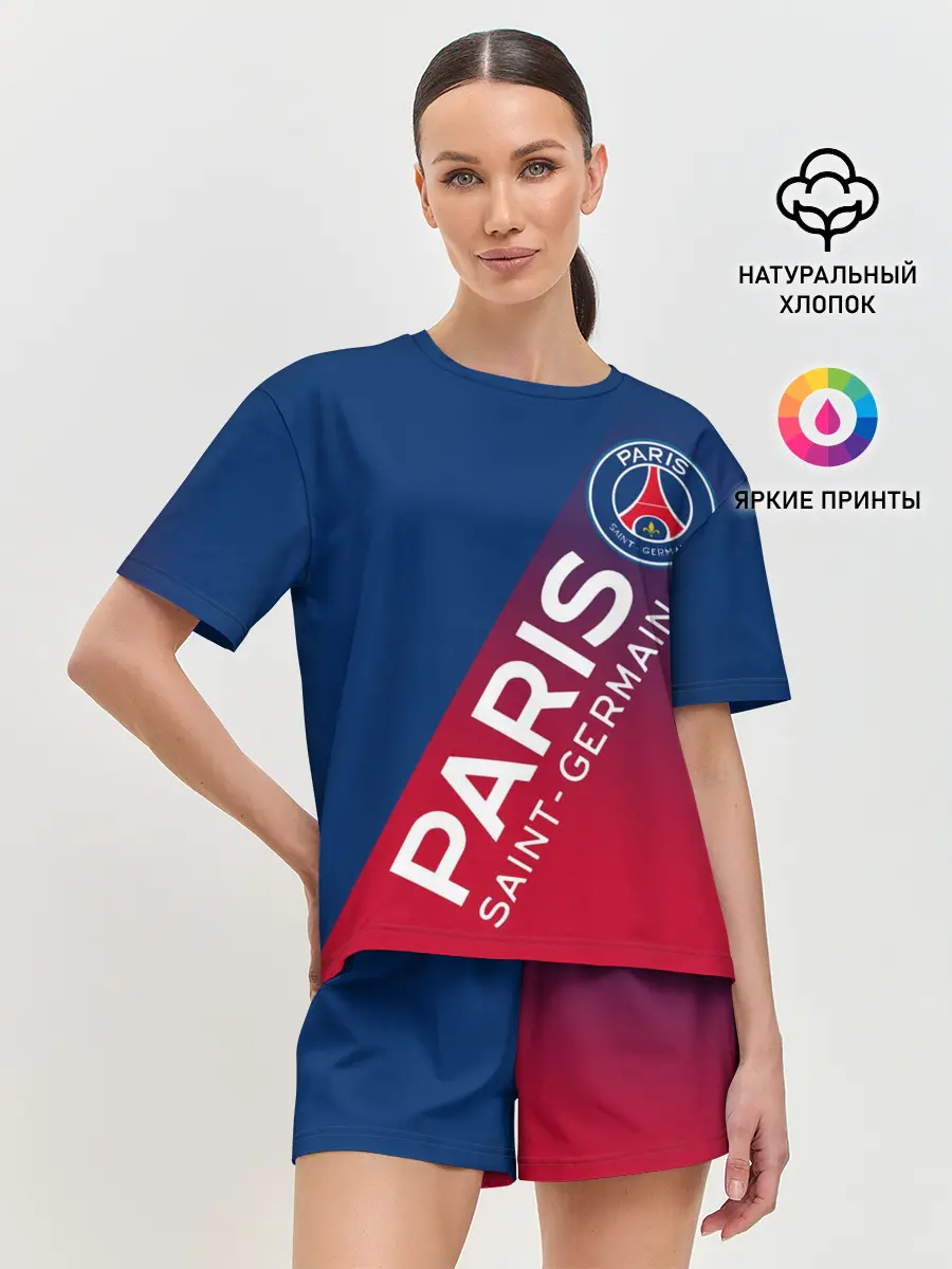 Женская пижама с шортами / ФК ПСЖ / PARIS SAINT GERMAIN