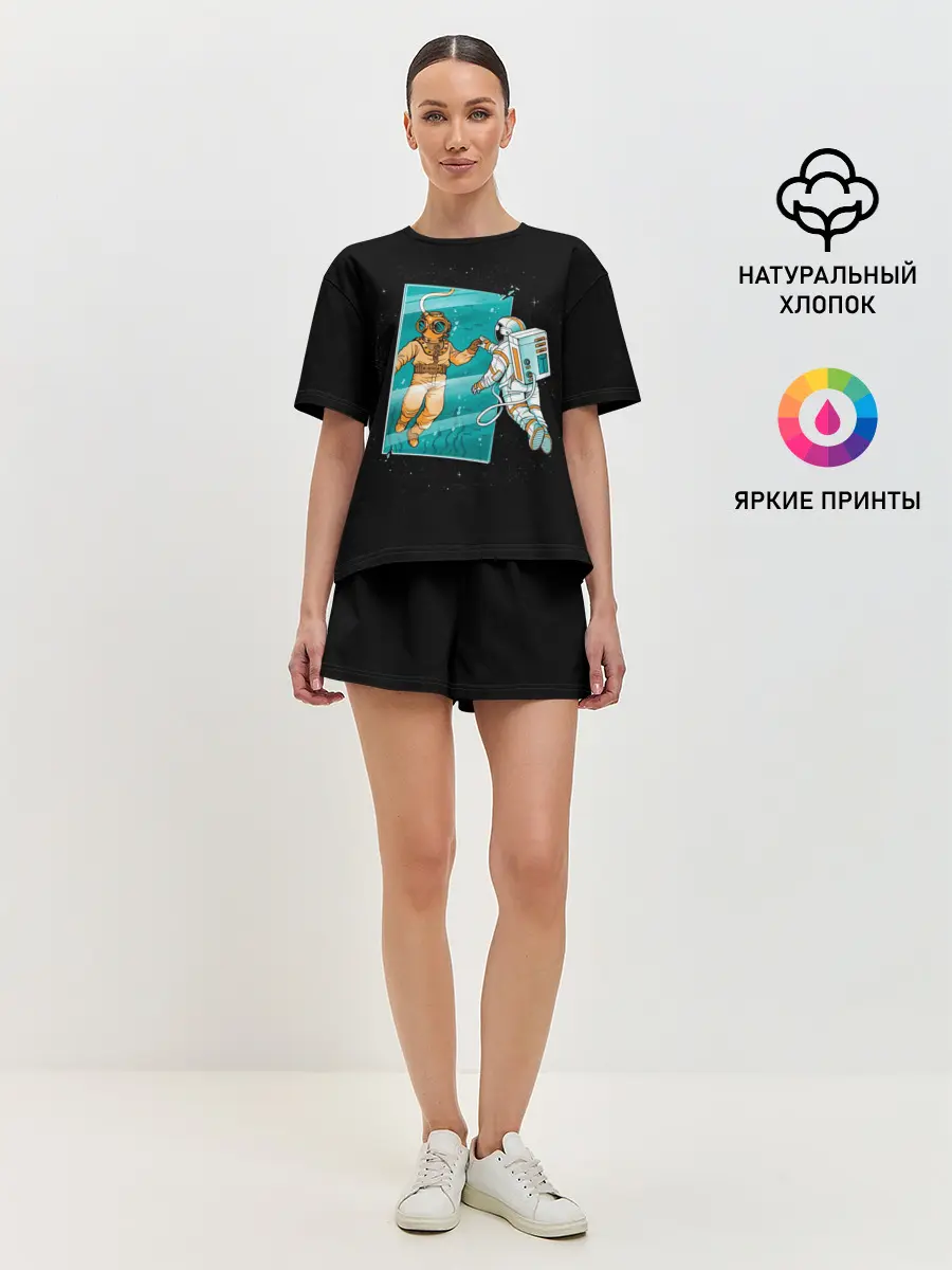 Женская пижама с шортами / Параллельный Мир