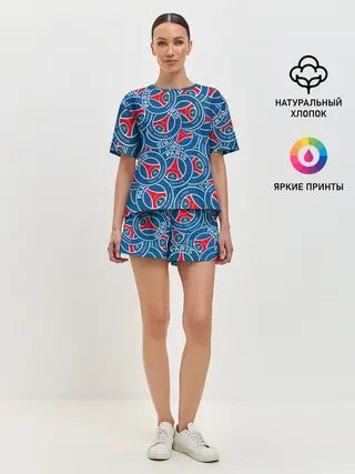 Женская пижама с шортами / ФК ПСЖ / PARIS SAINT GERMAIN