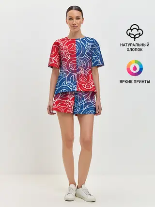 Женская пижама с шортами / ФК ПСЖ / PARIS SAINT GERMAIN