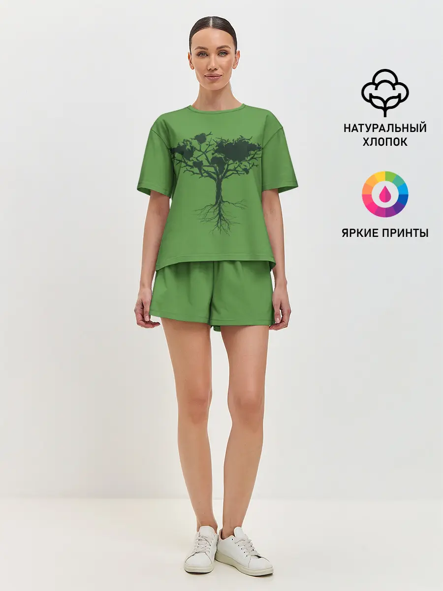 Женская пижама с шортами / Древо Мира