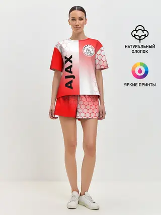 Женская пижама с шортами / FC AJAX AMSTERDAM / ФК АЯКС