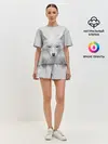Женская пижама с шортами / БЕЛЫЙ ВОЛК