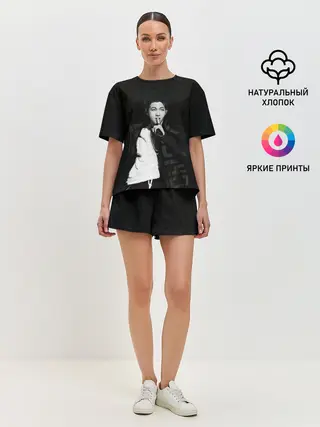 Женская пижама с шортами / Namjoon black