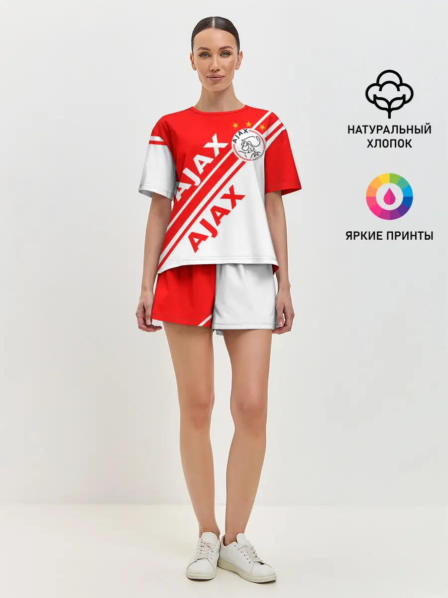 Женская пижама с шортами / FC AJAX AMSTERDAM / ФК АЯКС