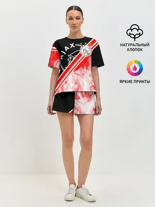 Женская пижама с шортами / FC AJAX AMSTERDAM / ФК АЯКС