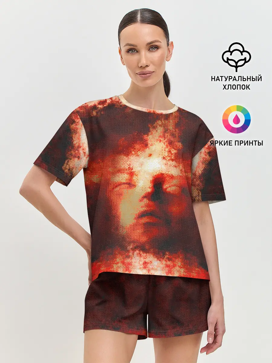 Женская пижама с шортами / Озарение