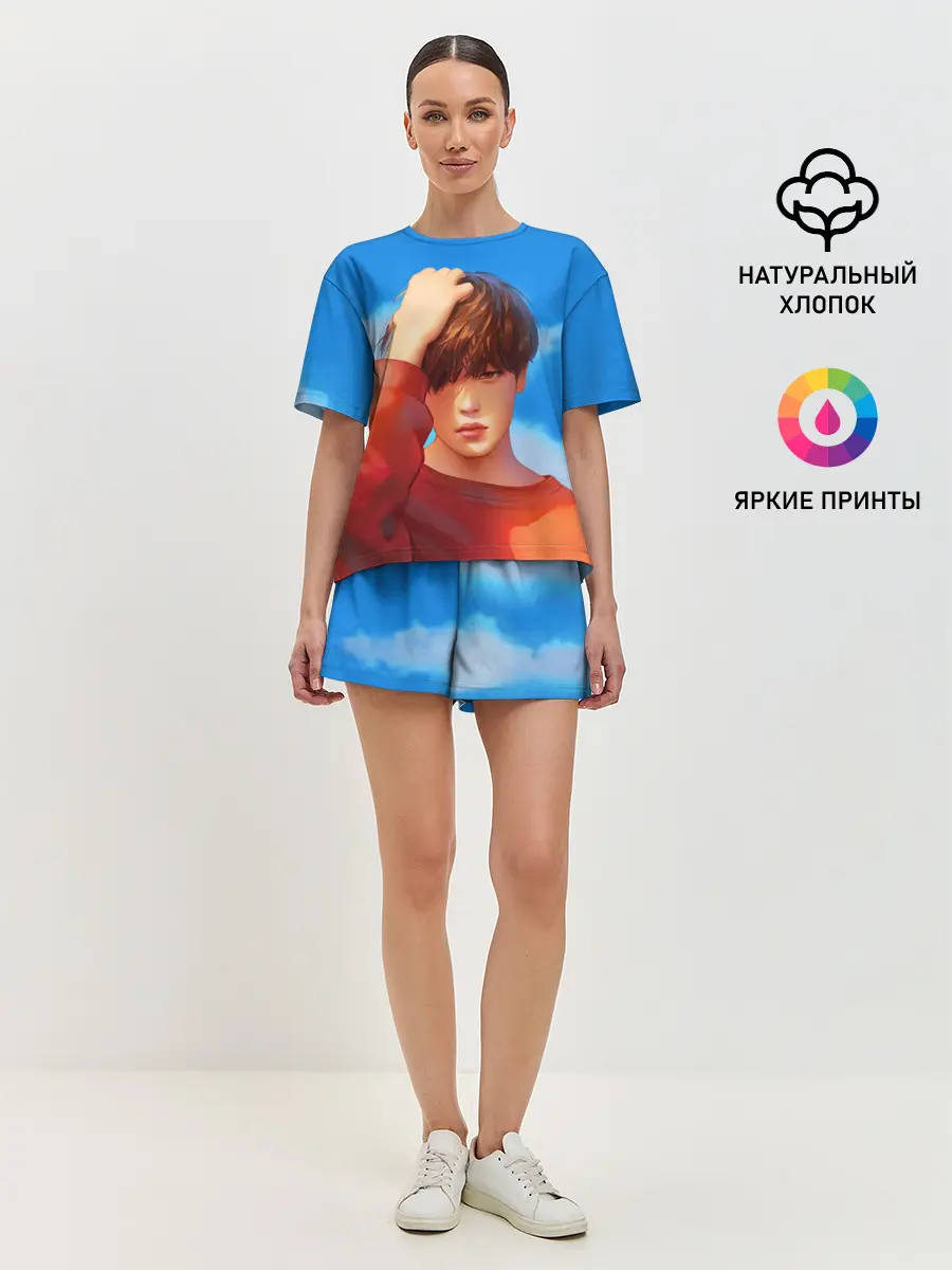 Женская пижама с шортами / Park Jimin Art