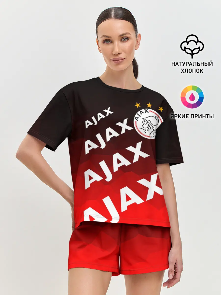 Женская пижама с шортами / FC AJAX AMSTERDAM / ФК АЯКС