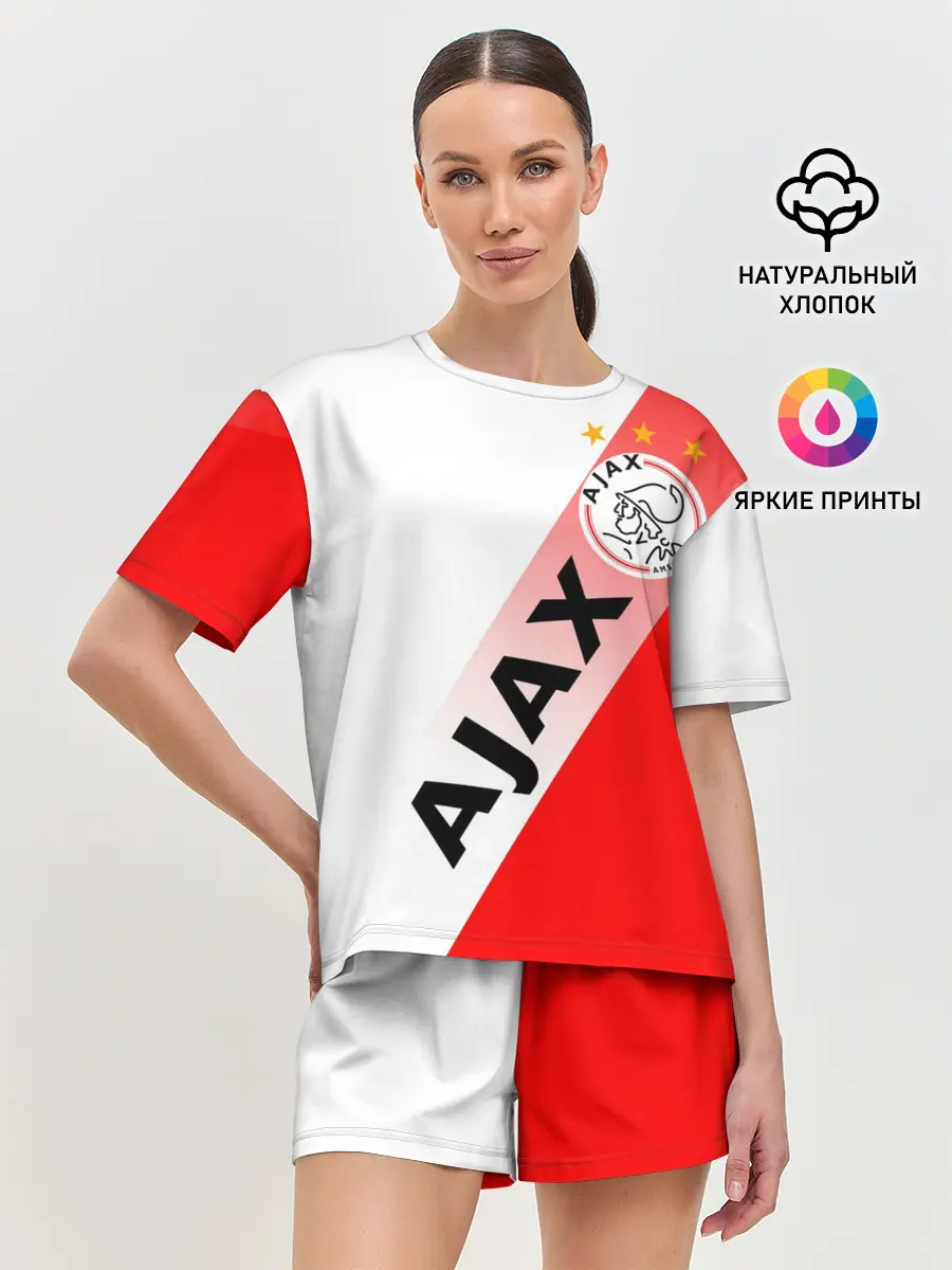 Женская пижама с шортами / FC AJAX AMSTERDAM / ФК АЯКС