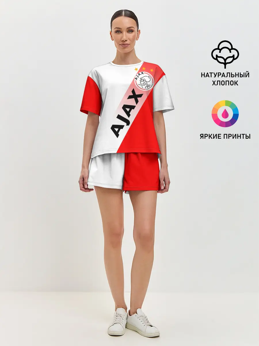 Женская пижама с шортами / FC AJAX AMSTERDAM / ФК АЯКС
