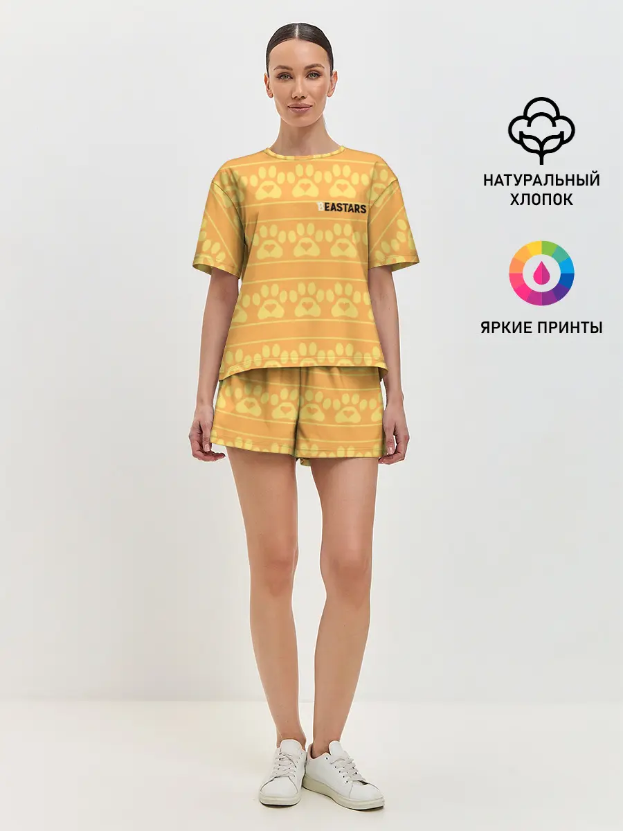 Женская пижама с шортами / Paws Beastars