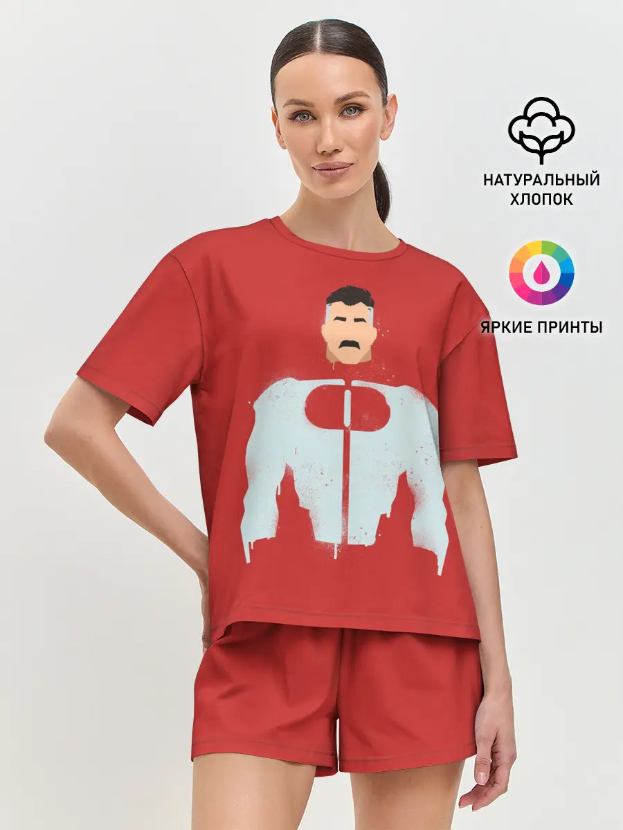 Женская пижама с шортами / Омни-Мэн | Нолан Грейсон