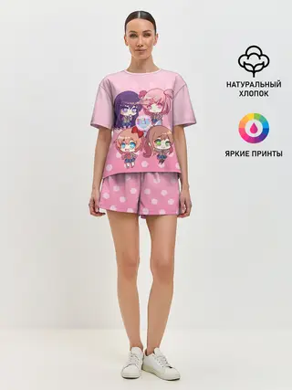 Женская пижама с шортами / DOKI DOKI LITERATURE CLUB