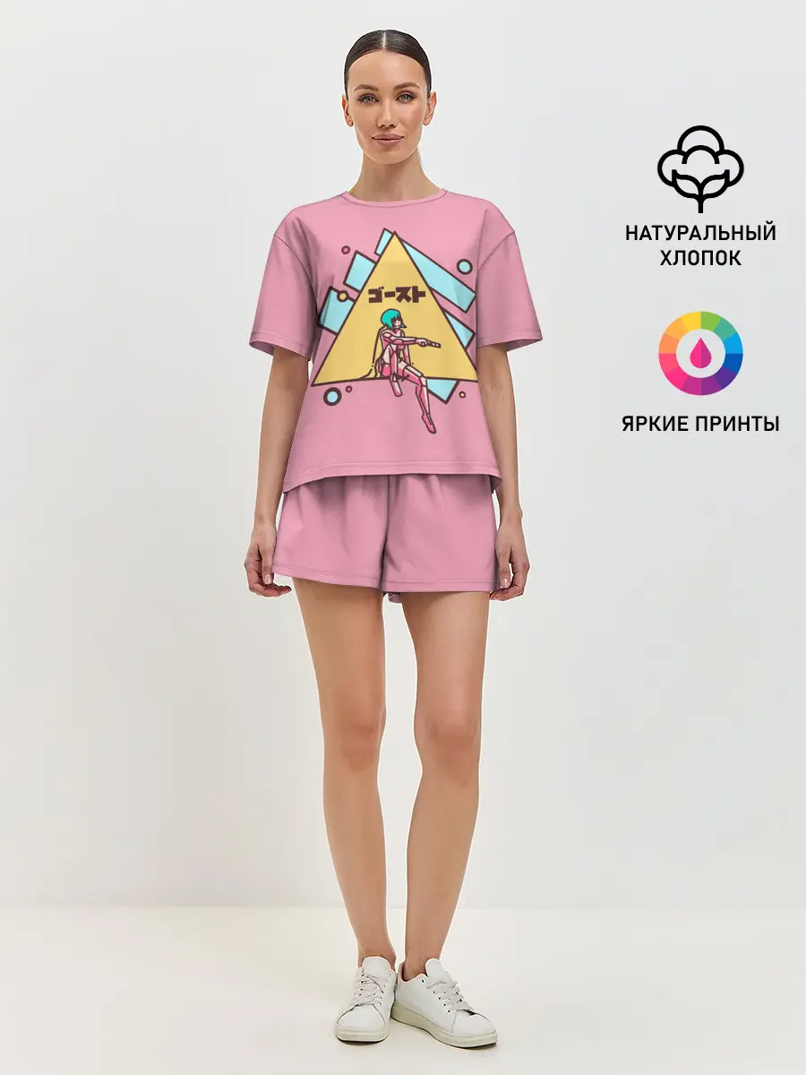 Женская пижама с шортами / Motoko Art