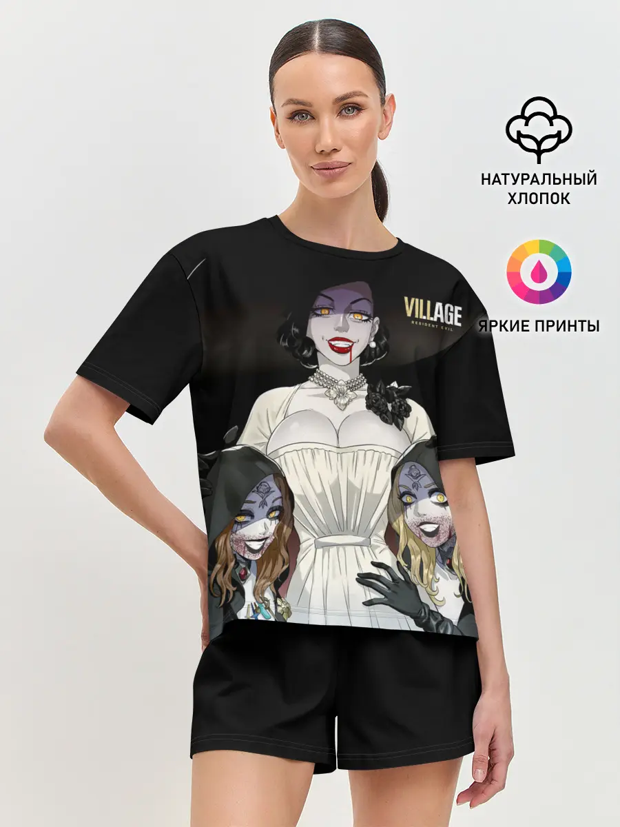 Женская пижама с шортами / Resident Evil Village