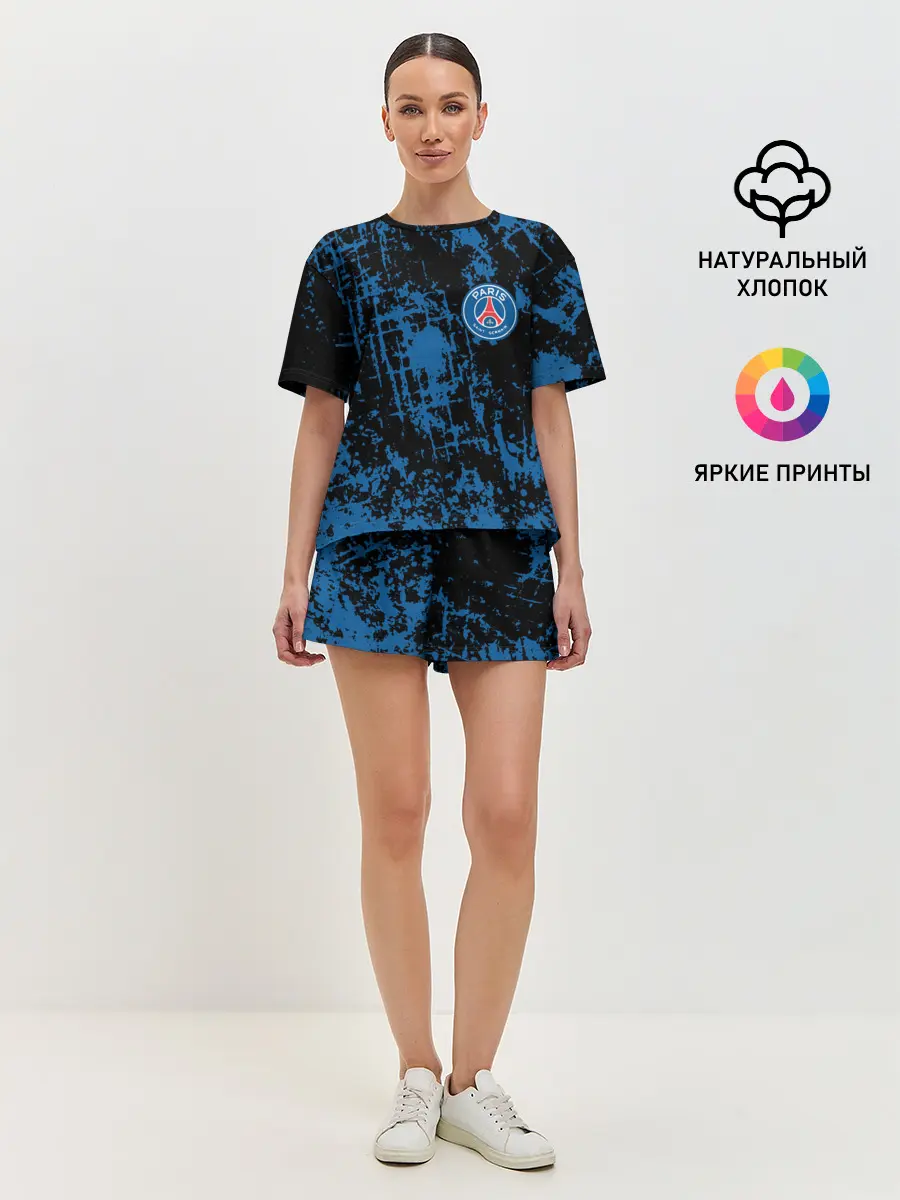 Женская пижама с шортами / Пари Сен-Жермен | Paris Saint-German