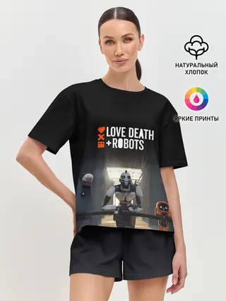 Женская пижама с шортами / Love, Death and Robots