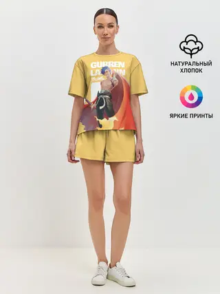 Женская пижама с шортами / Гуррен Лаганн Камина