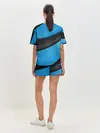 Женская пижама с шортами / Blue Sport Style