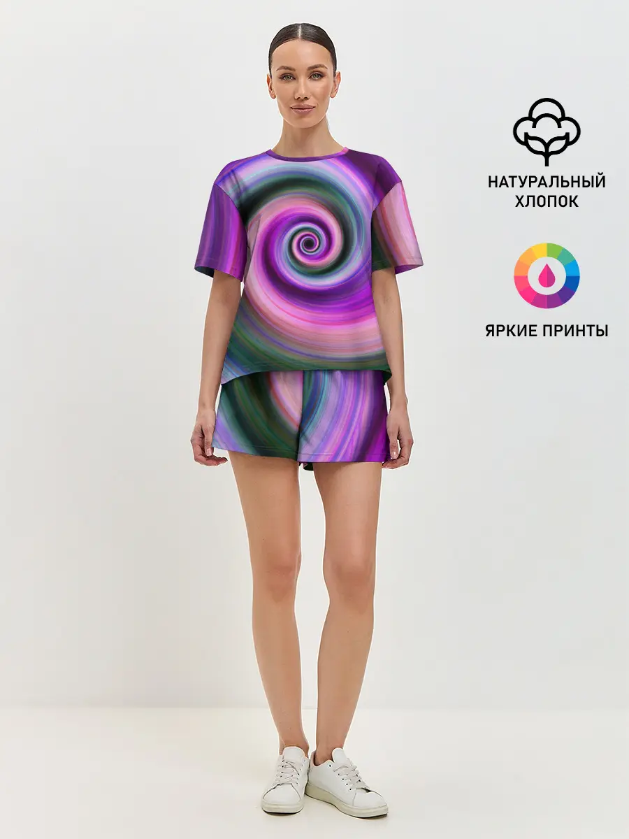 Женская пижама с шортами / Вихрь Красок