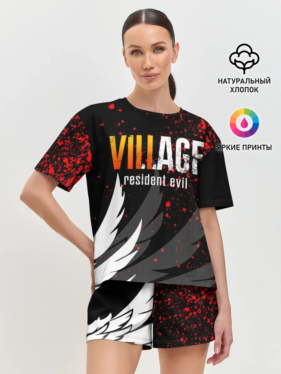 Женская пижама с шортами / RESIDENT EVIL 8 VILLAGE