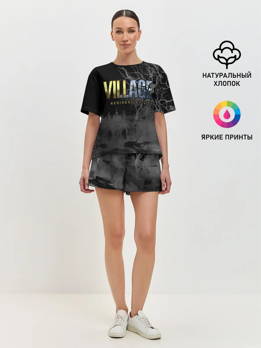 Женская пижама с шортами / Resident Evil Village