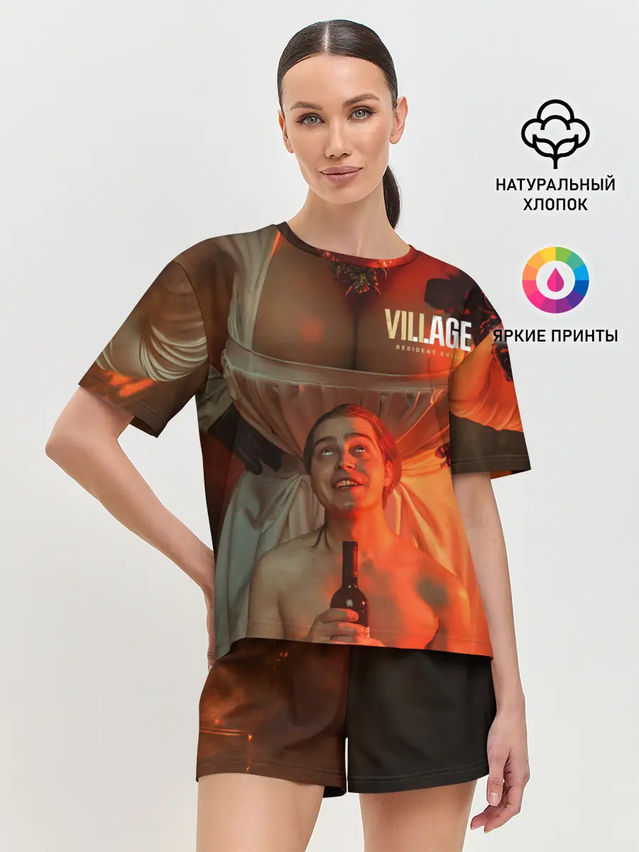 Женская пижама с шортами / Lady Dimitrescu