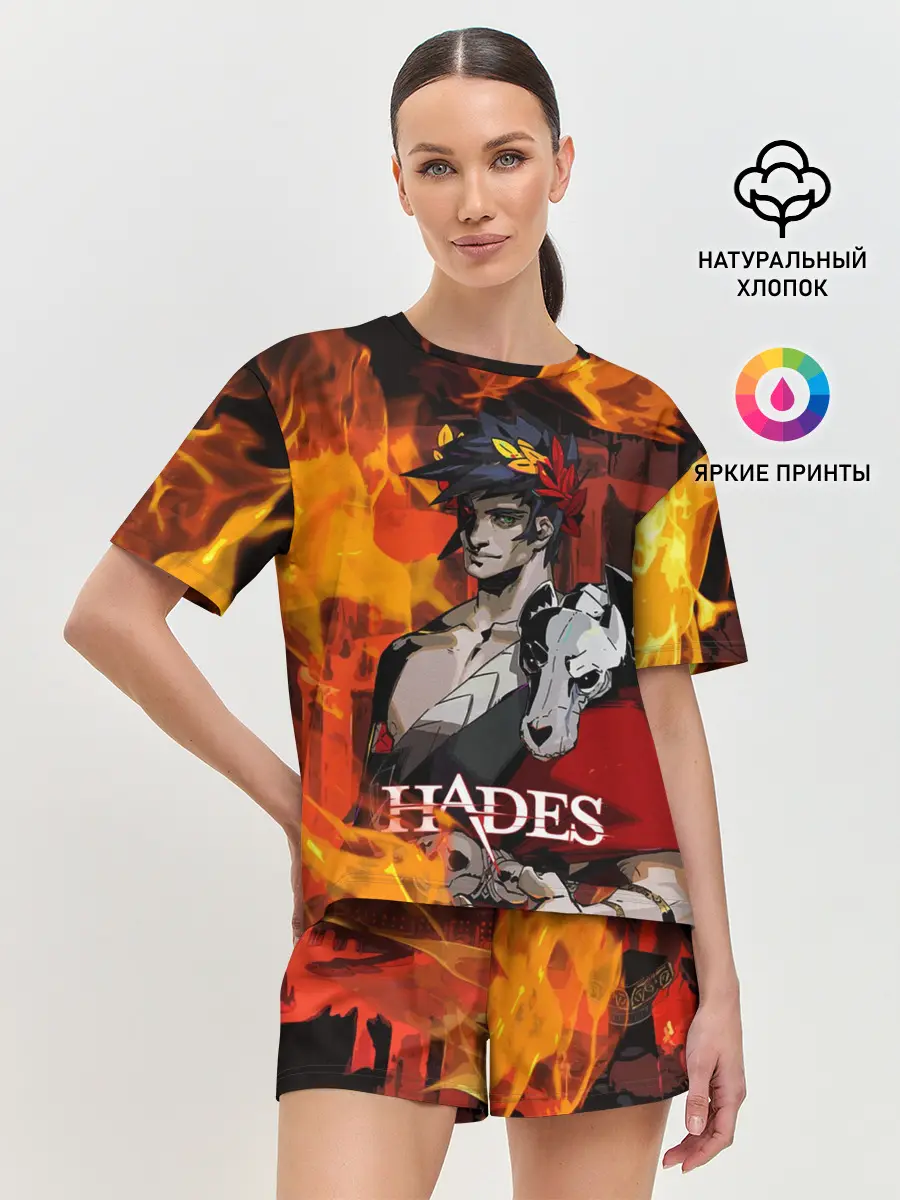 Женская пижама с шортами / Hades