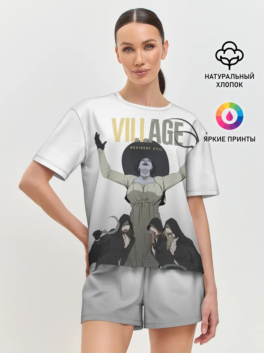 Женская пижама с шортами / Дочери леди Димитреску