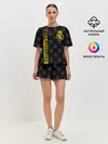 Женская пижама с шортами / РЕАЛ МАДРИД / GOLD / ЗОЛОТО