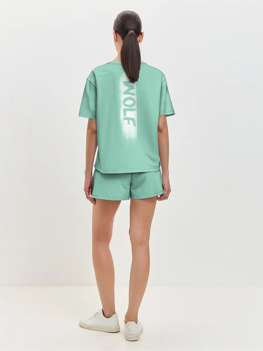 Женская пижама с шортами / Wolf