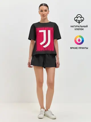 Женская пижама с шортами / JUVENTUS / ЮВЕНТУС / НЕОН