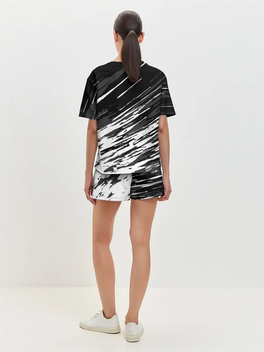 Женская пижама с шортами / JUVENTUS / ЮВЕНТУС / БРЫЗГИ