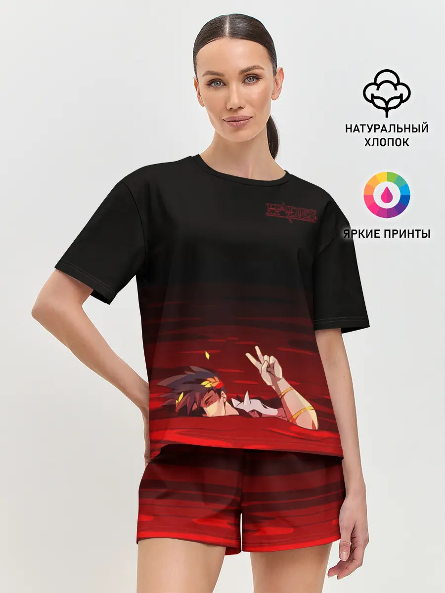 Женская пижама с шортами / Hades