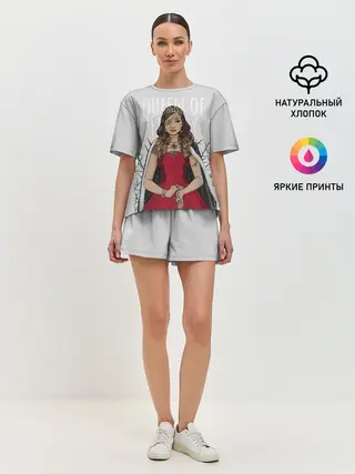 Женская пижама с шортами / Queen of Fillory