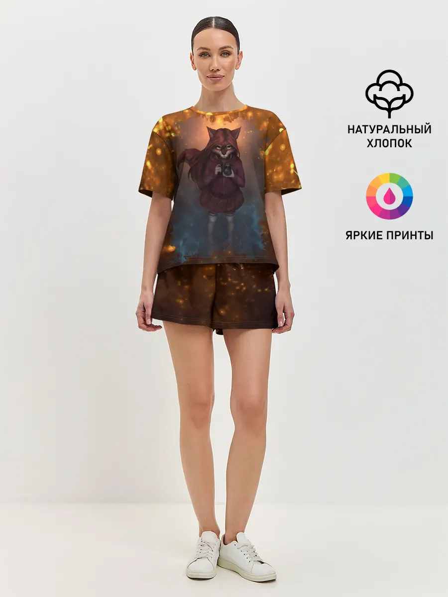 Женская пижама с шортами / Fury Photographer