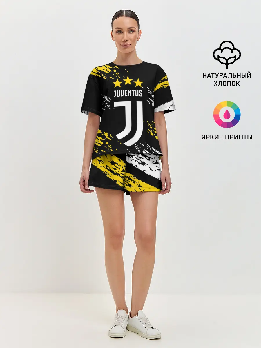 Женская пижама с шортами / JUVENTUS / ЮВЕНТУС / КРАСКА